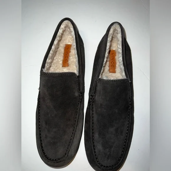 Vince Gomez Loafer size 8 Vince Gomez-B Faux Fur Suede Loafers | eBay main image 4